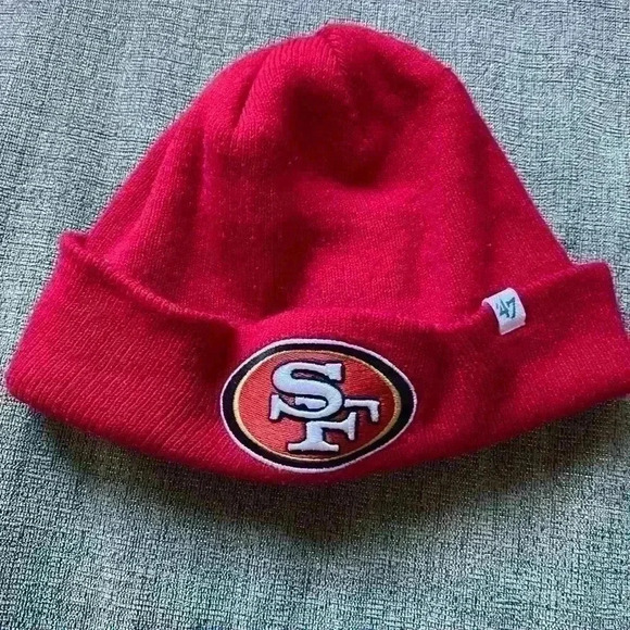 ‘47 Brand 49ers Logo Beanie Red O/S - Picture 1 of 6